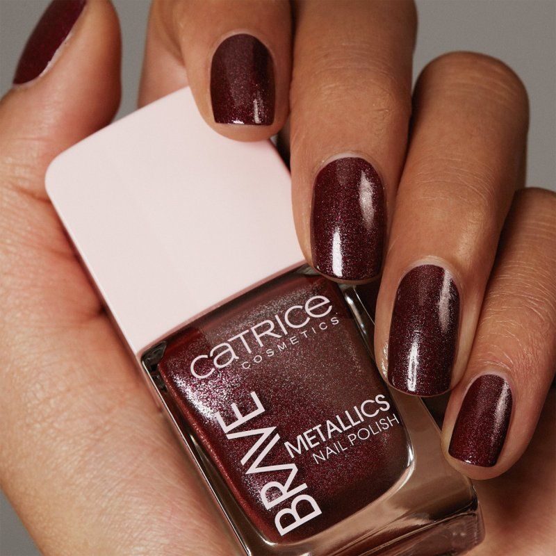 CATRICE Brave Metallics vernis à ongles 10,5 ml Bordeaux Métallique