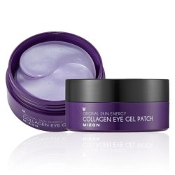 Mizon Collagen Eye Gel Pad with Marine Collagen for Puffy Eyes, Dark Circles, and Wrinkle Care - Korean Cosmetics