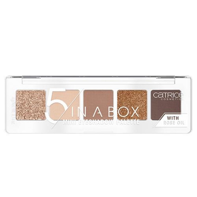 CATRICE 5 In A Box Mini Eyeshadow Palette 10 Golden Nude Look 4 g