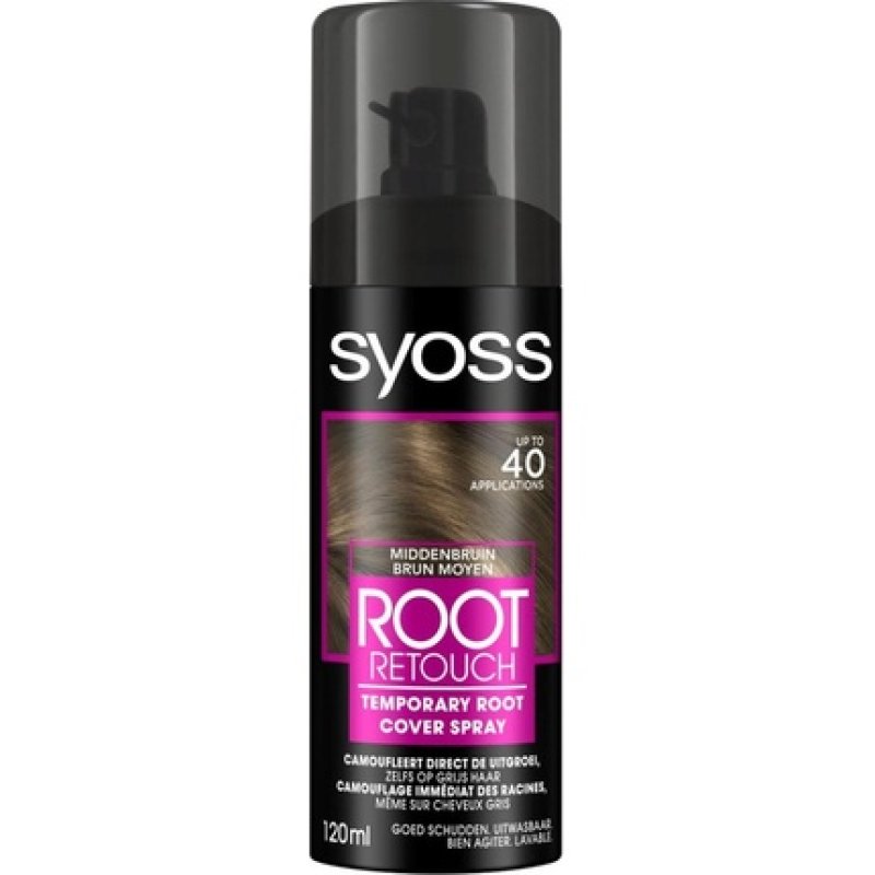 Syoss Growth HairSpray Medium Brown 120ml