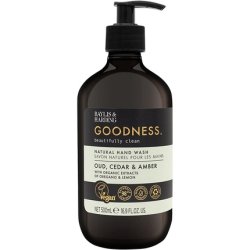 Baylis & Harding Goodness Oud Cedar & Amber Natural Hand Wash 500ml