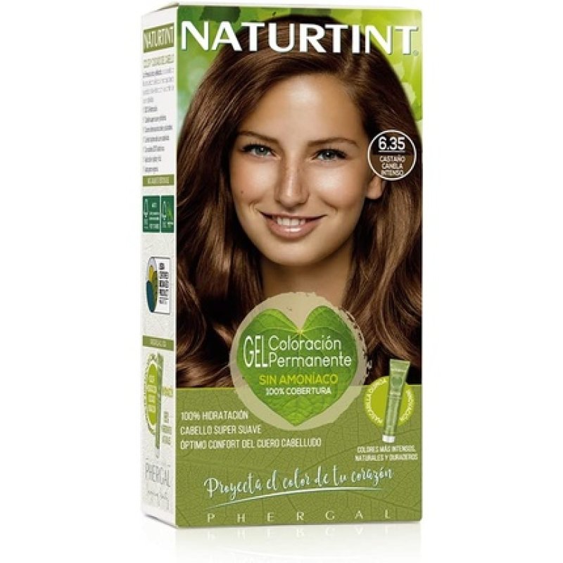 Naturtint Hair Colour No Ammonia High Percentage of Natural Ingredients 6.35 Deep Cinnamon Brown 170ml