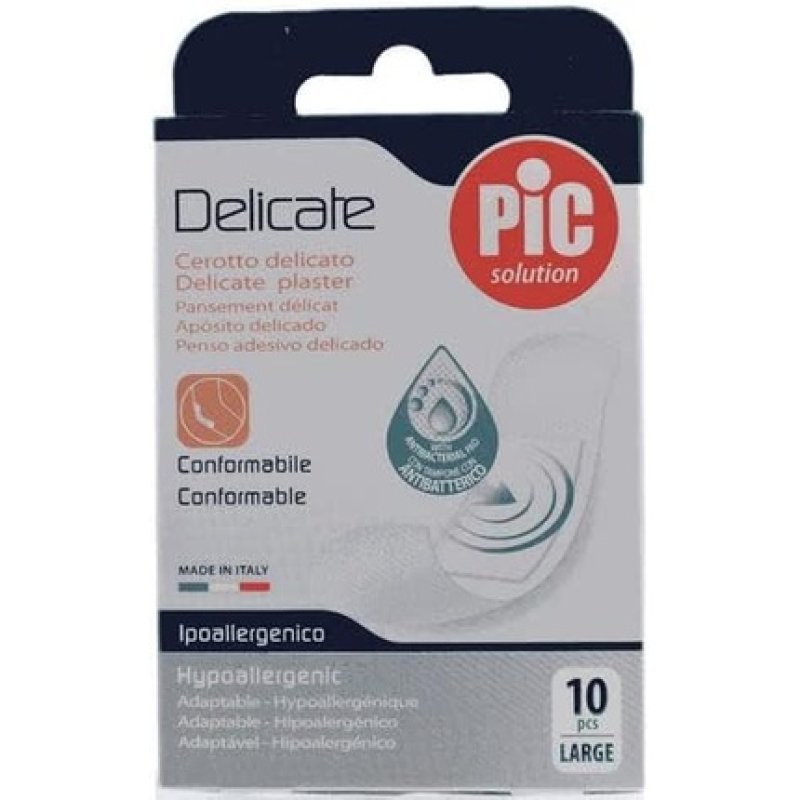 Cerotto Pic Delicate Antibacterial 25x72mm - Pack of 10