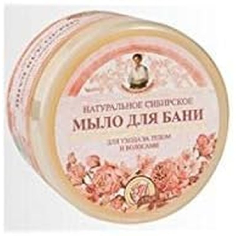 Grandma Agafia Natural Herbal Soap with Flower Extracts Body and Hair 500ml