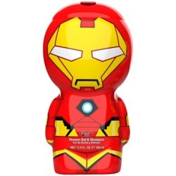 Marvel Iron Man 2in1 Shower Gel & Shampoo with 3D Figure and Great Scent 400ml