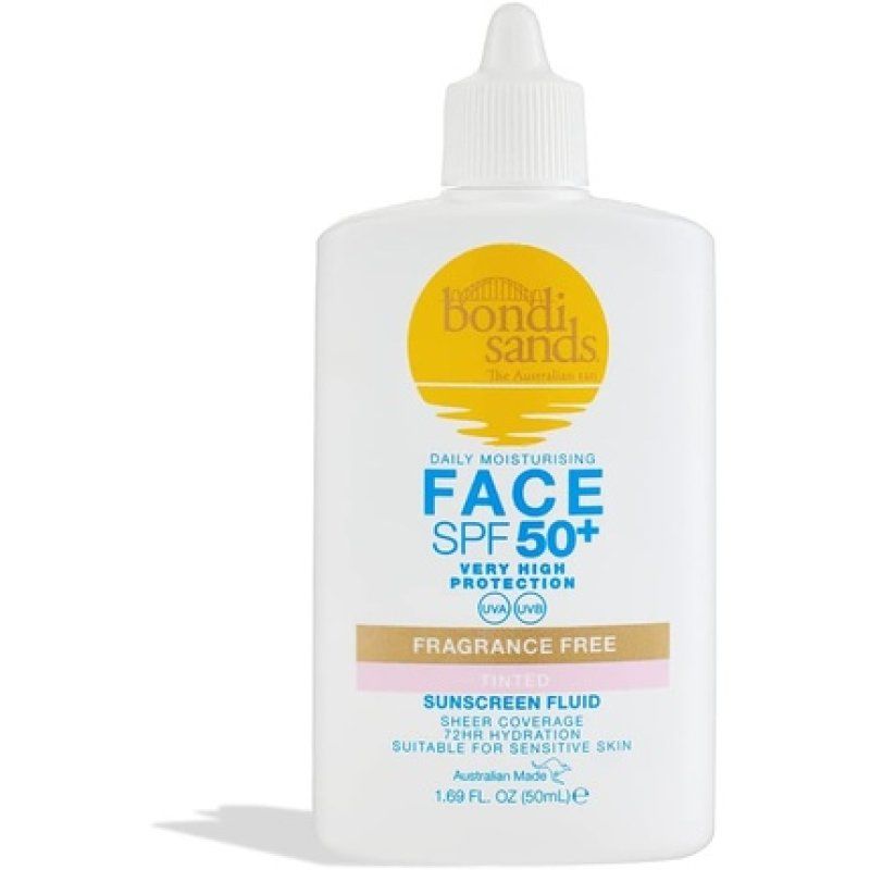 Bondi Sands SPF 50 Fragrance Free Tinted Face Fluid 50mL