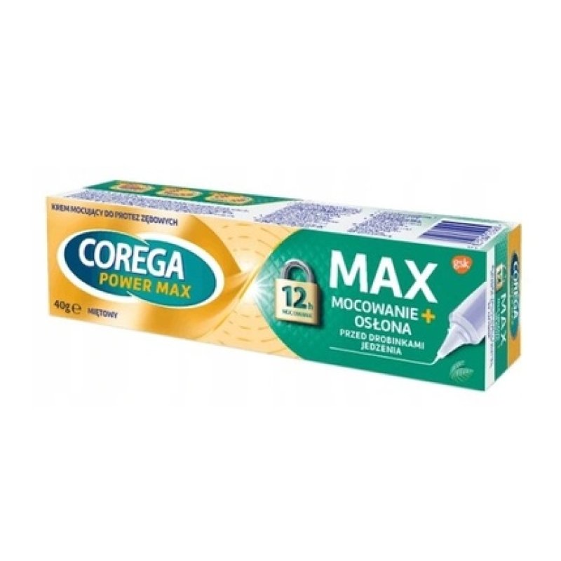 Corega Mint Maximum Hold Denture Adhesive Cream - 40g