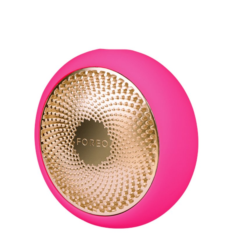 FOREO UFO 2 Fuchsia Supercharged 2-Minute Facial Device with Temperature Control, T-Sonic Massage, Full Spectrum and