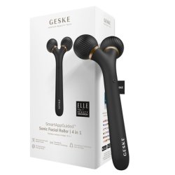 GESKE SmartAppGuided Sonic Facial Roller 4 in 1 for Face