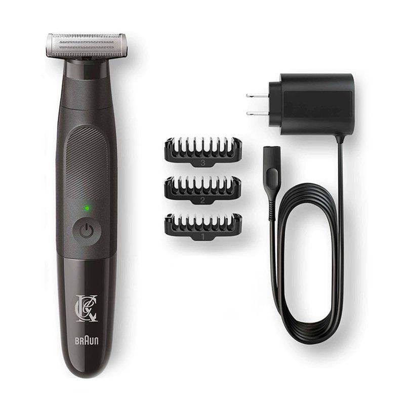 King C. Gillette Style Master Beard Trimmer for Men with 1 Interchangeable 4D Blade and 3 Interchangeable Comb