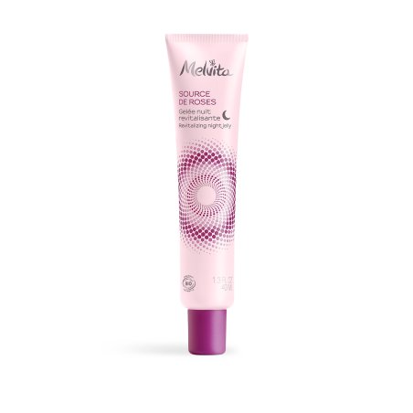 Melvita Source de Rose Revitalizing Night Jelly gel pour le visage 40 ml Femmes