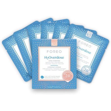 H2Overdose Advanced Collection 2.0 UFO-Activated Hydrating Facial Mask with Hyaluronic Acid and Vitamin E for All Skin
