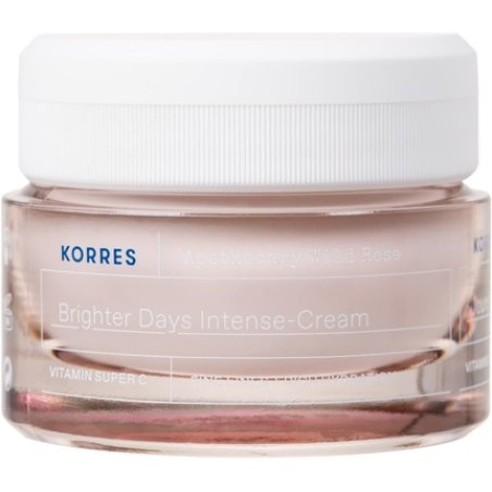 Korres Apothecary Wild Rose Intensive Moisturizing Cream for Radiant Complexion 40ml - Dry Skin Dermatologically Tested