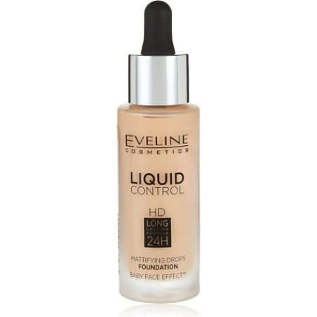 Eveline Liquid Control HD Longstay Mattifying Primer 32ml 040 Warm Beige