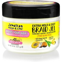 Jamaican Mango and Lime Extra Hold and Easy Braid Gel 8 oz
