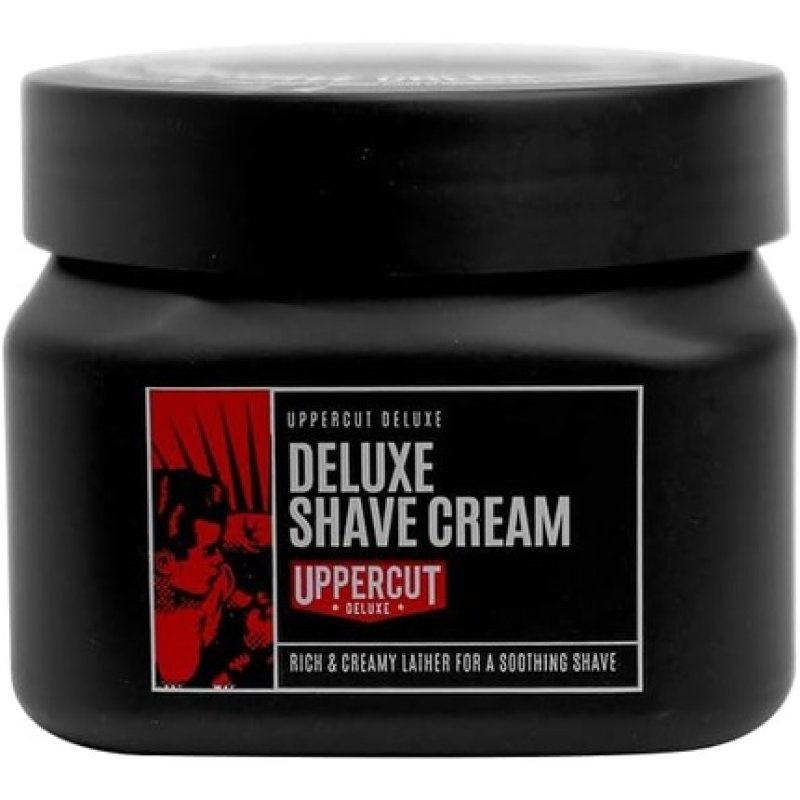 Uppercut Deluxe Shave Cream Helps Prevent Razor Burn and Hydrate the Skin for a Close Comfortable Shave Ideal for Dry