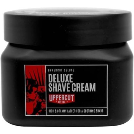 Uppercut Deluxe Shave Cream Helps Prevent Razor Burn and Hydrate the Skin for a Close Comfortable Shave Ideal for Dry