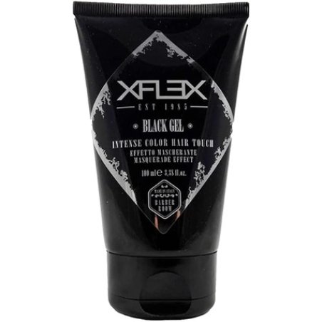 Xflex Black Hair Gel Masking Effect Shaping Man 100ml