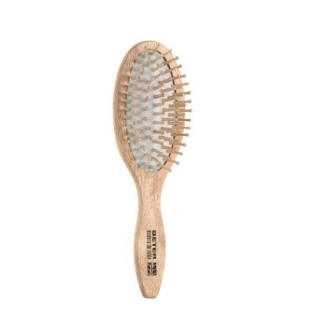 Beter Cushion Brush, Wooden Round-Tip Bristles