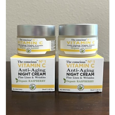 Biovene Barcelona The Conscious Vitamin C Anti-Aging Night Cream Raspberry