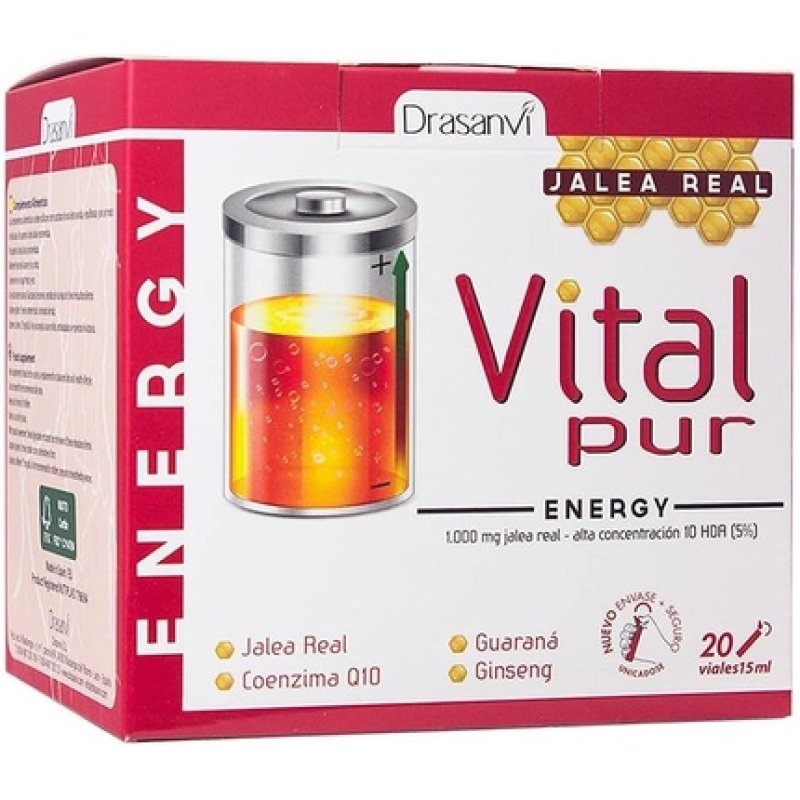 VitalPUR ENERGY ROYAL JELLY 15ml x 20 DRASANVI