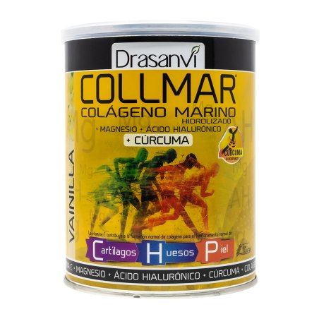 Drasanvi Collmar Hydrolyzed Collagen with Magnesium and Turmeric 300g Powder Vanilla Flavor