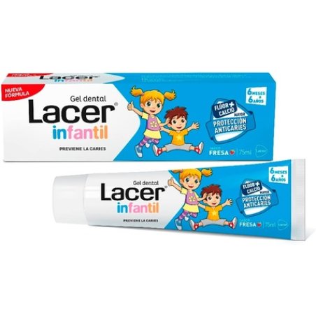 LACER Gel Infant Dental Strawberry Flavor 75ml
