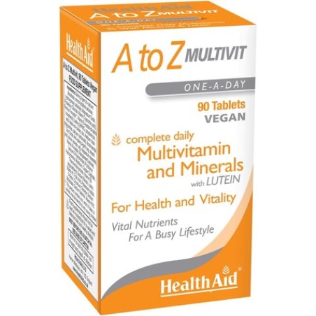 HealthAid A to Z Multivit Vegan Tablets 90