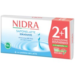 Nidra Saponelatte Idratante Bar soap 90 g 3 pc(s)