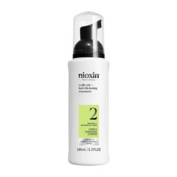 Nioxin Scalp Hair System 2 Hair Thickening Treatment with Niacinamide Serum for Untreated, Visibly Thinning Hair with