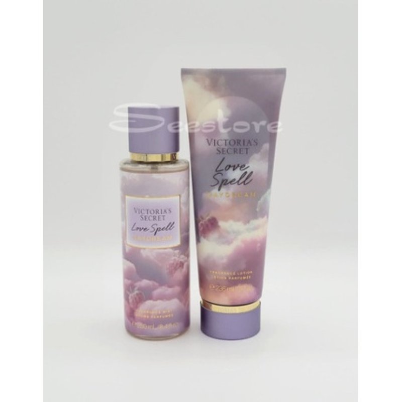 Victoria's Secret Love Spell Daydream Body Mist Spray & Body Lotion