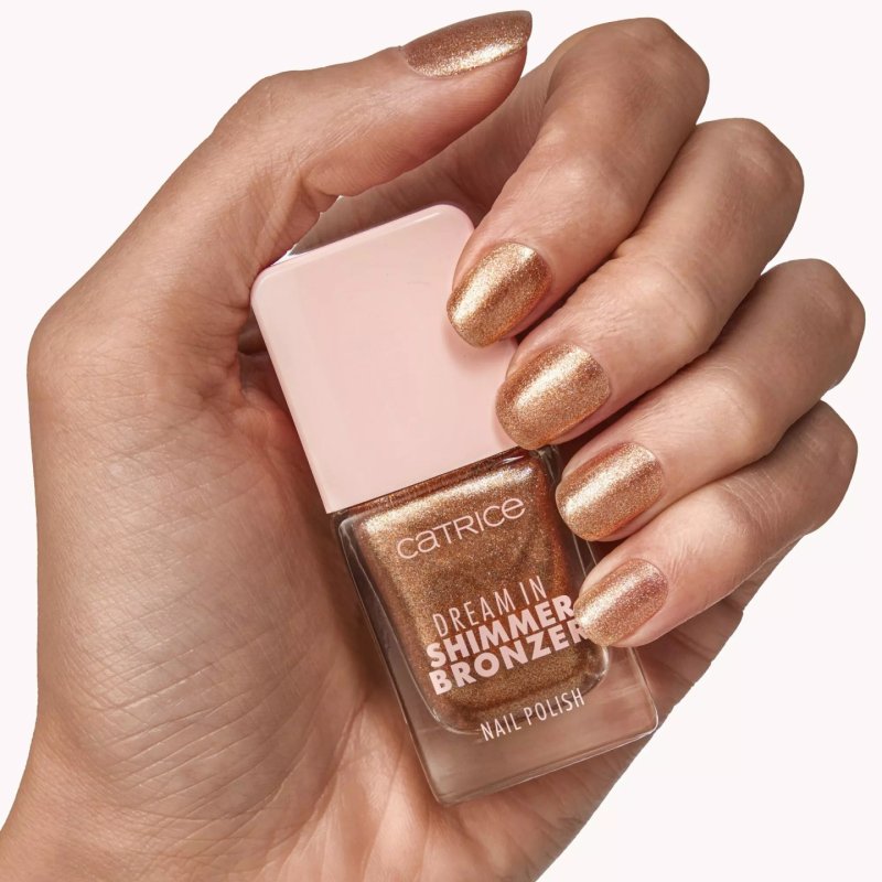 CATRICE Dream In nail polish Bronze Glitter