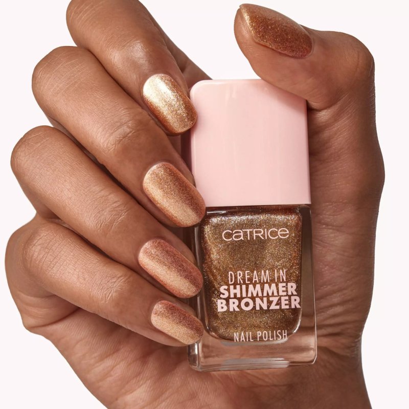 CATRICE Dream In vernis à ongles Bronze Colle pailletée