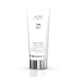 APIS Regenerating Cream Mask for Facial Massage with Almond Oil, Shea Butter, Hyaluronic Acid, Hydromanil and Amino