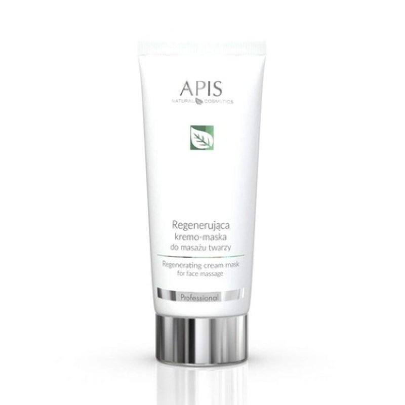 APIS Regenerating Cream Mask for Facial Massage with Almond Oil, Shea Butter, Hyaluronic Acid, Hydromanil and Amino