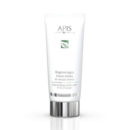 APIS Regenerating Cream Mask for Facial Massage with Almond Oil, Shea Butter, Hyaluronic Acid, Hydromanil and Amino