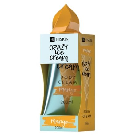 Hiskin Crazy Ice Cream Body Cream Mango 200ml