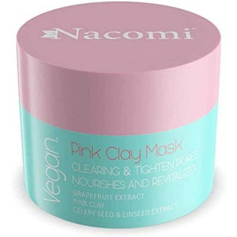 Nacomi Vegan Pink Clay Mask 50ml