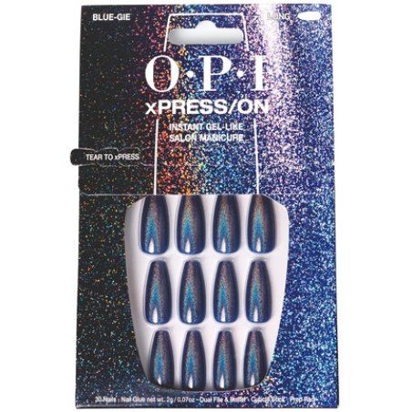OPI xPRESS/ON Press On Nails Up to 14 Days of Gel-Like Salon Manicure Vegan Sustainable Packaging With Nail Glue Long