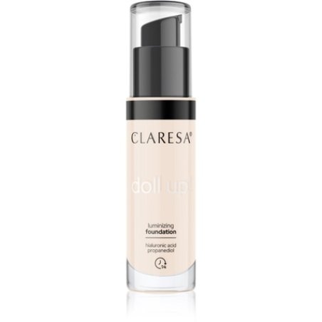 Claresa Doll Up illuminating foundation for face 02 Light 34g