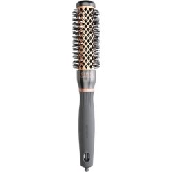 Olivia Garden Expert Blowout Heat Nylgard Bristles 25mm Bronze High-performance Blowout Hair Brush for Thicker, Frizzy