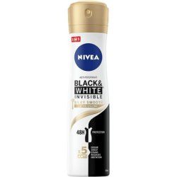 Nivea Black & White Invisible Silky Smooth Antiperspirant Spray 150ml