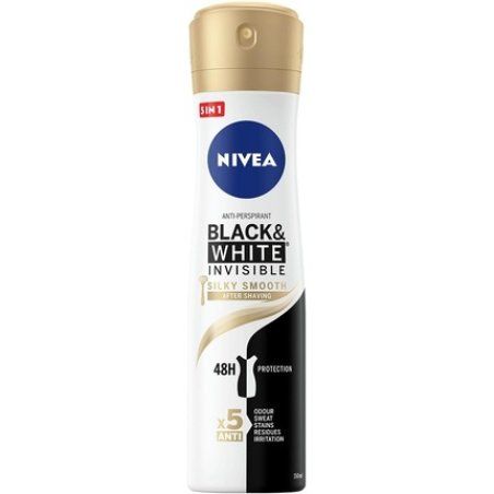 Nivea Black & White Invisible Silky Smooth Antiperspirant Spray 150ml