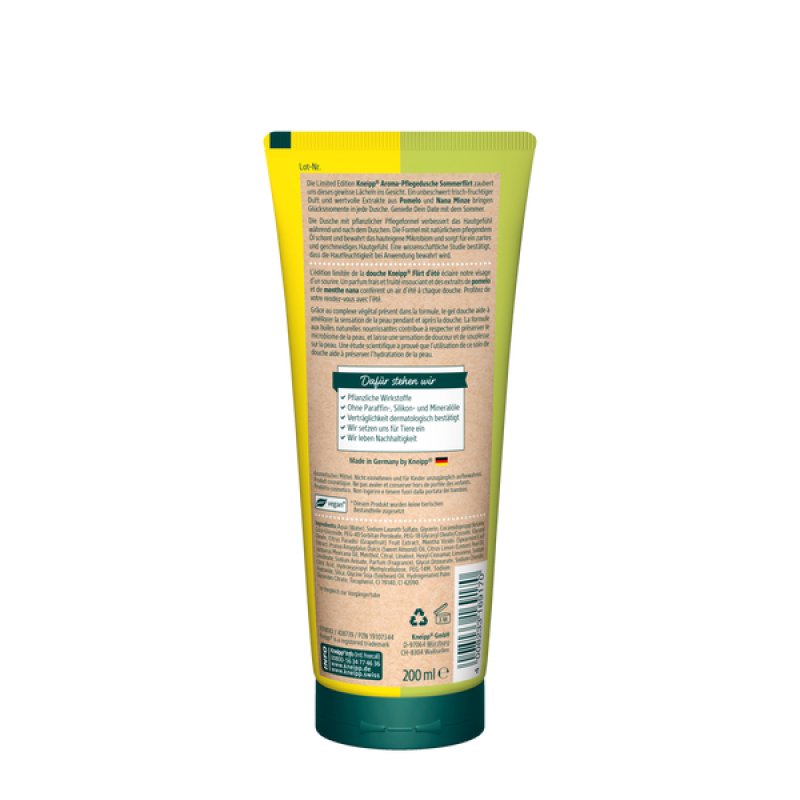 Kneipp 918082 shower gel & body washes 200 ml Women Mint, Pomelo