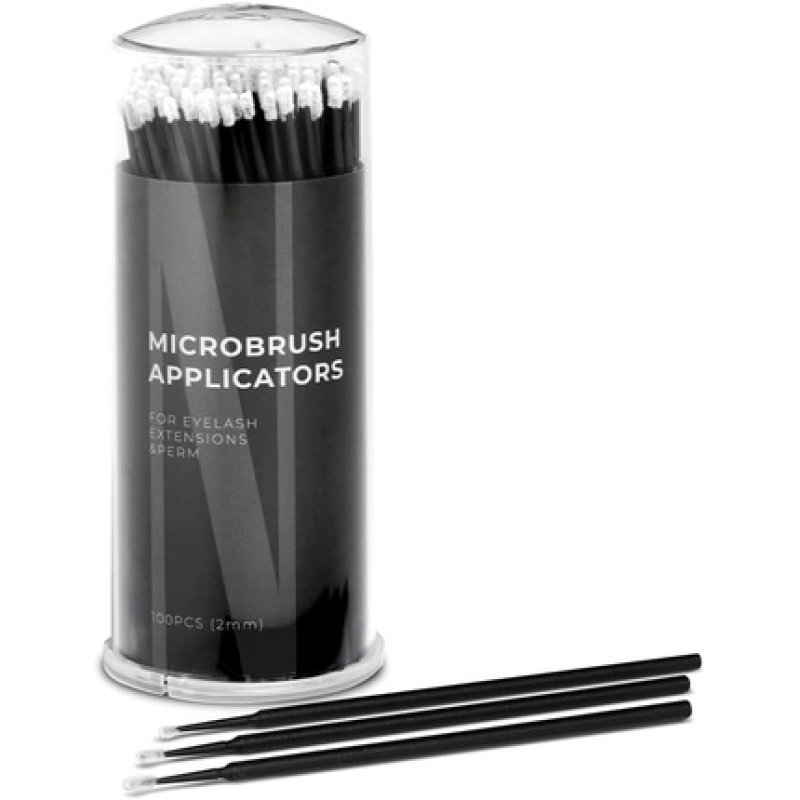 Nanolash Microbrush Applicators 100 Pieces Eyelash Disposable Extensions 2mm