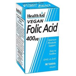 Healthaid Folic Acid 400Μg - 90 Tablets