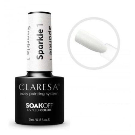 CLARESA Soak Off UV/LED Gel Sparkle 1 5ml