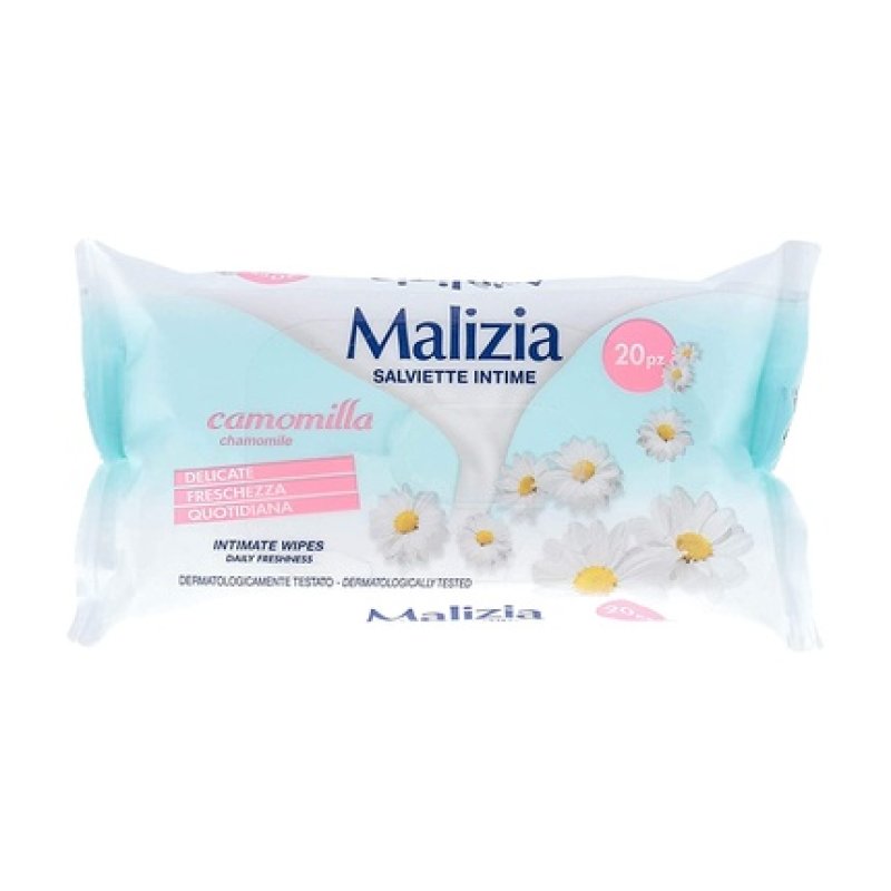 Malizia Intimate Cleansing Wipes 20 Pieces