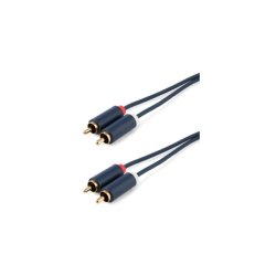 CORDON MOULE (AWG24) ALTIMIUM 2 RCA MALE / 2 RCA MALE DE 2 M