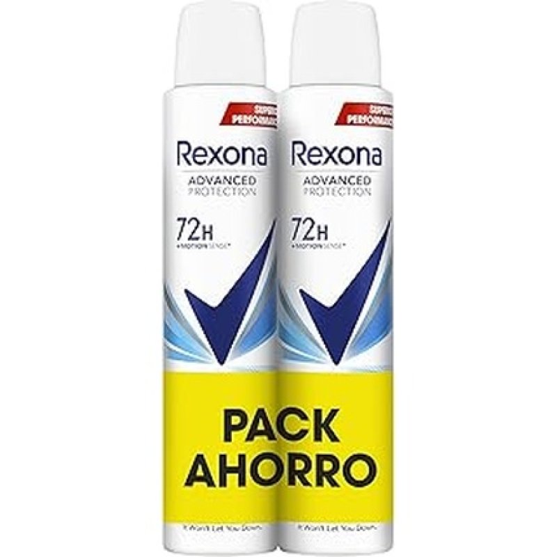 Rexona Advance Protection Cotton Dry 72h Women's Aerosol Deodorant 2x200ml